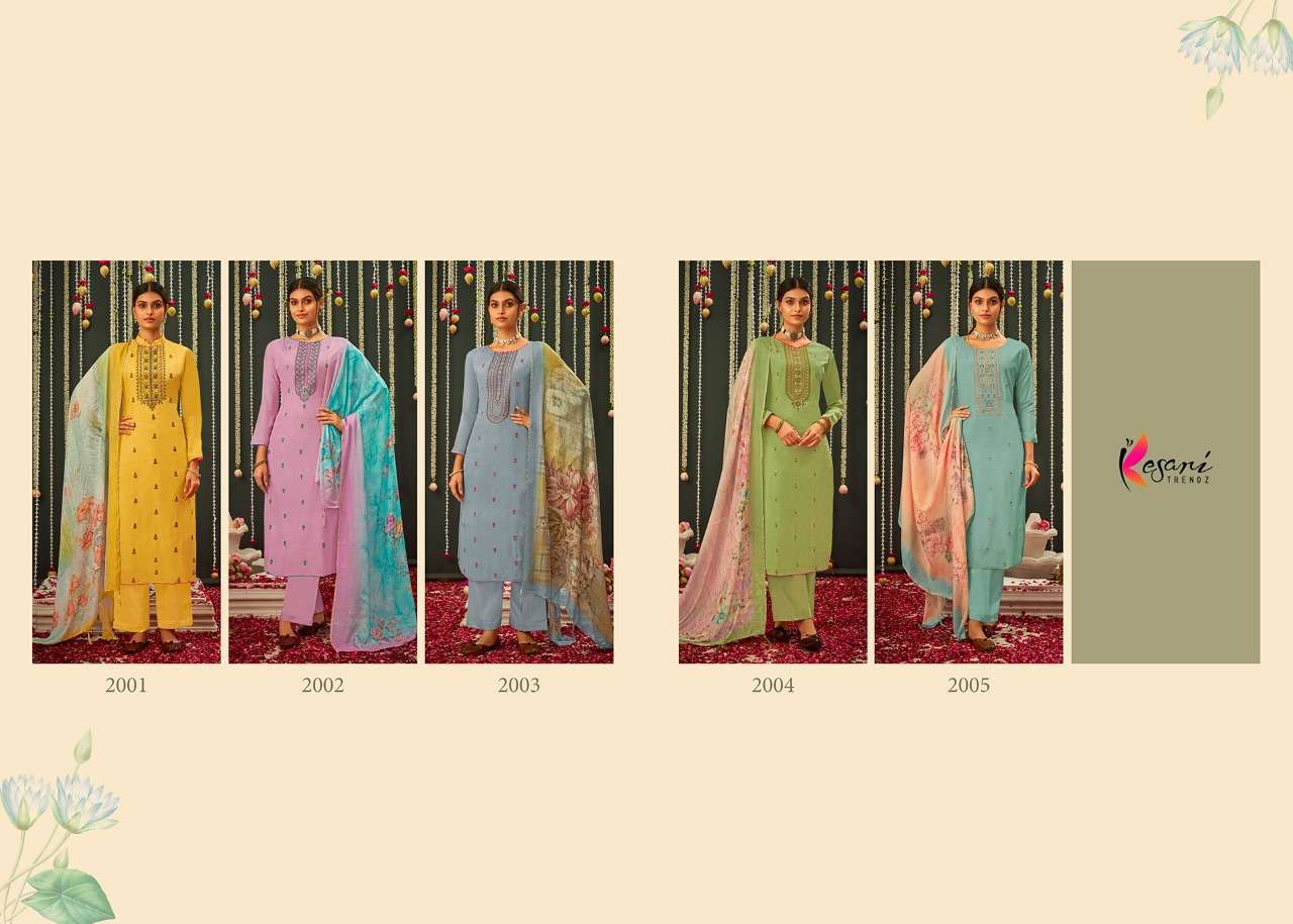 KESARI TRENDZ GAJAL VISCOSE MUSLIN EXCLUSIVE FANCY SALWAR KAMEEZ