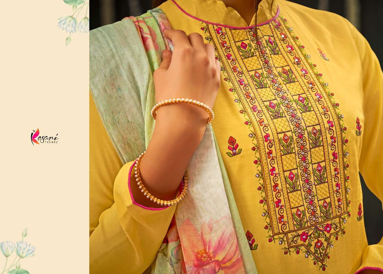 KESARI TRENDZ GAJAL VISCOSE MUSLIN EXCLUSIVE FANCY SALWAR KAMEEZ