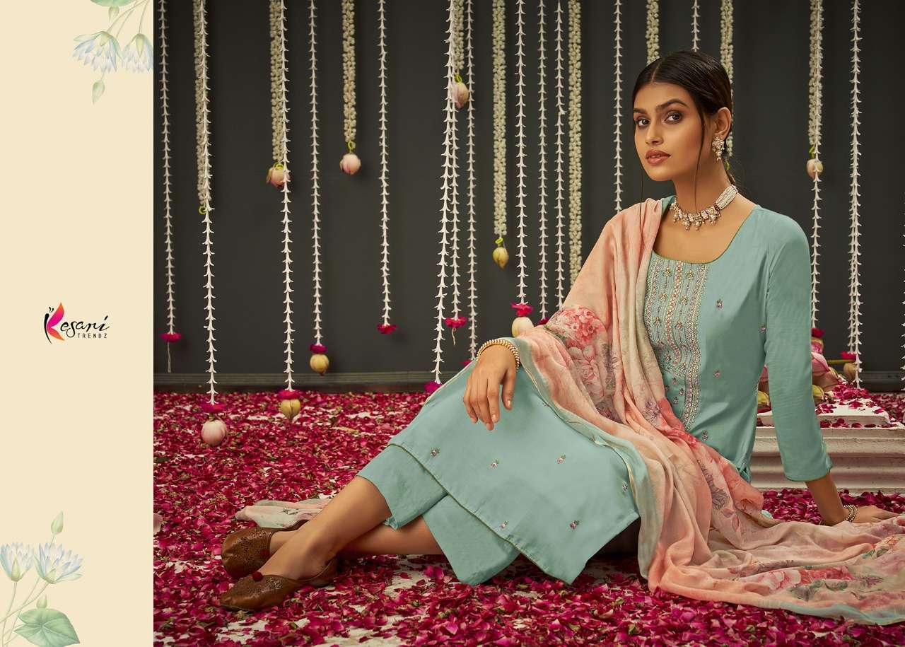 KESARI TRENDZ GAJAL VISCOSE MUSLIN EXCLUSIVE FANCY SALWAR KAMEEZ
