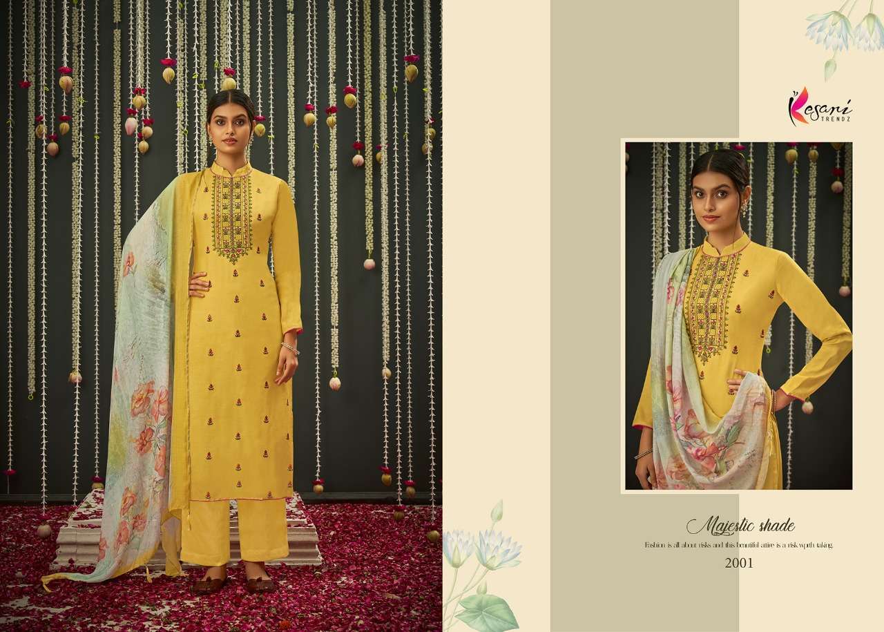 KESARI TRENDZ GAJAL VISCOSE MUSLIN EXCLUSIVE FANCY SALWAR KAMEEZ