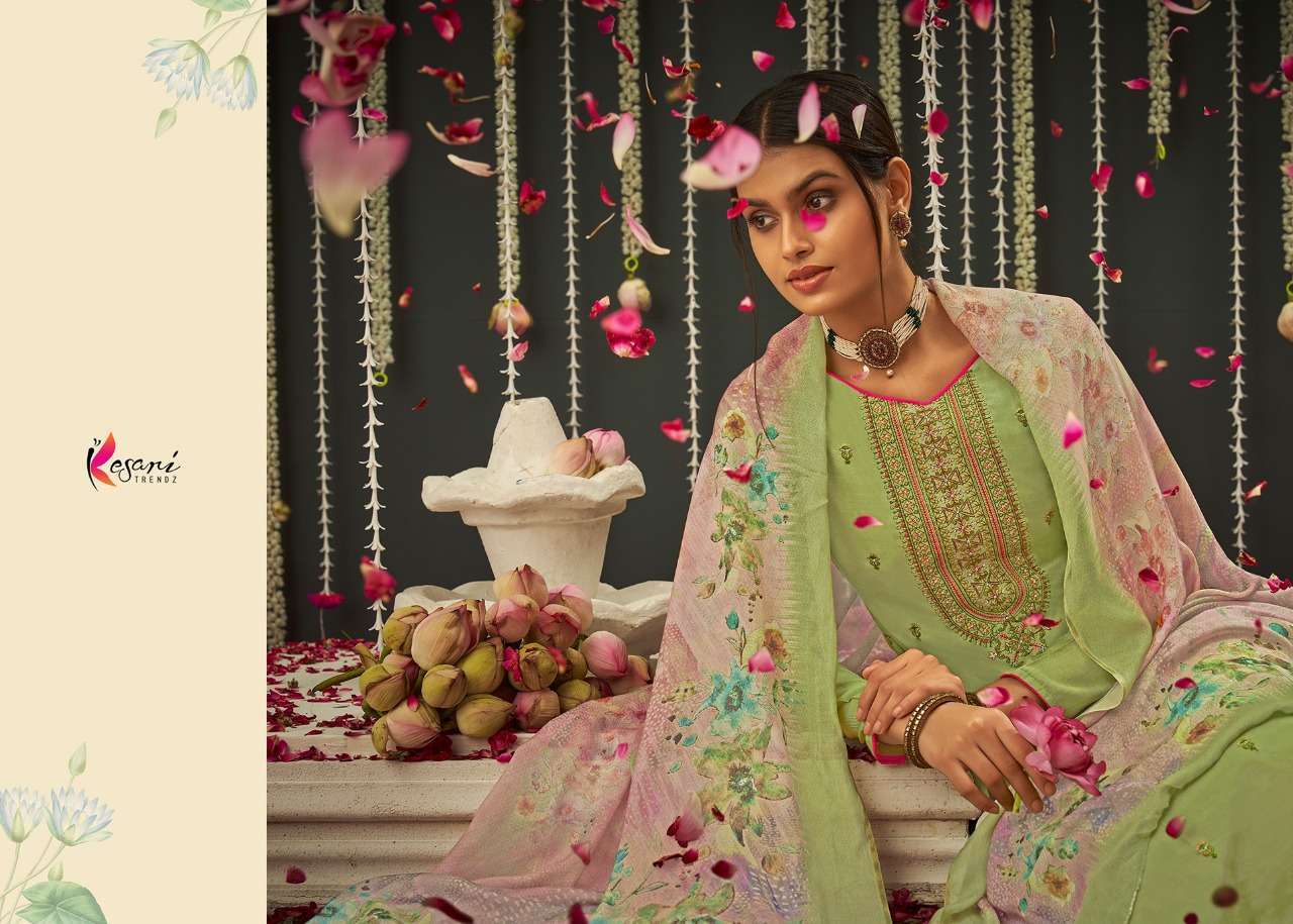 KESARI TRENDZ GAJAL VISCOSE MUSLIN EXCLUSIVE FANCY SALWAR KAMEEZ