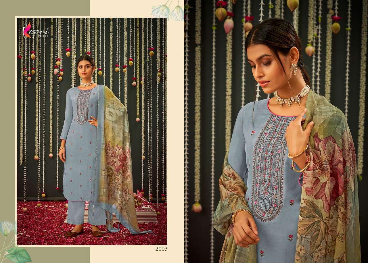 KESARI TRENDZ GAJAL VISCOSE MUSLIN EXCLUSIVE FANCY SALWAR KAMEEZ