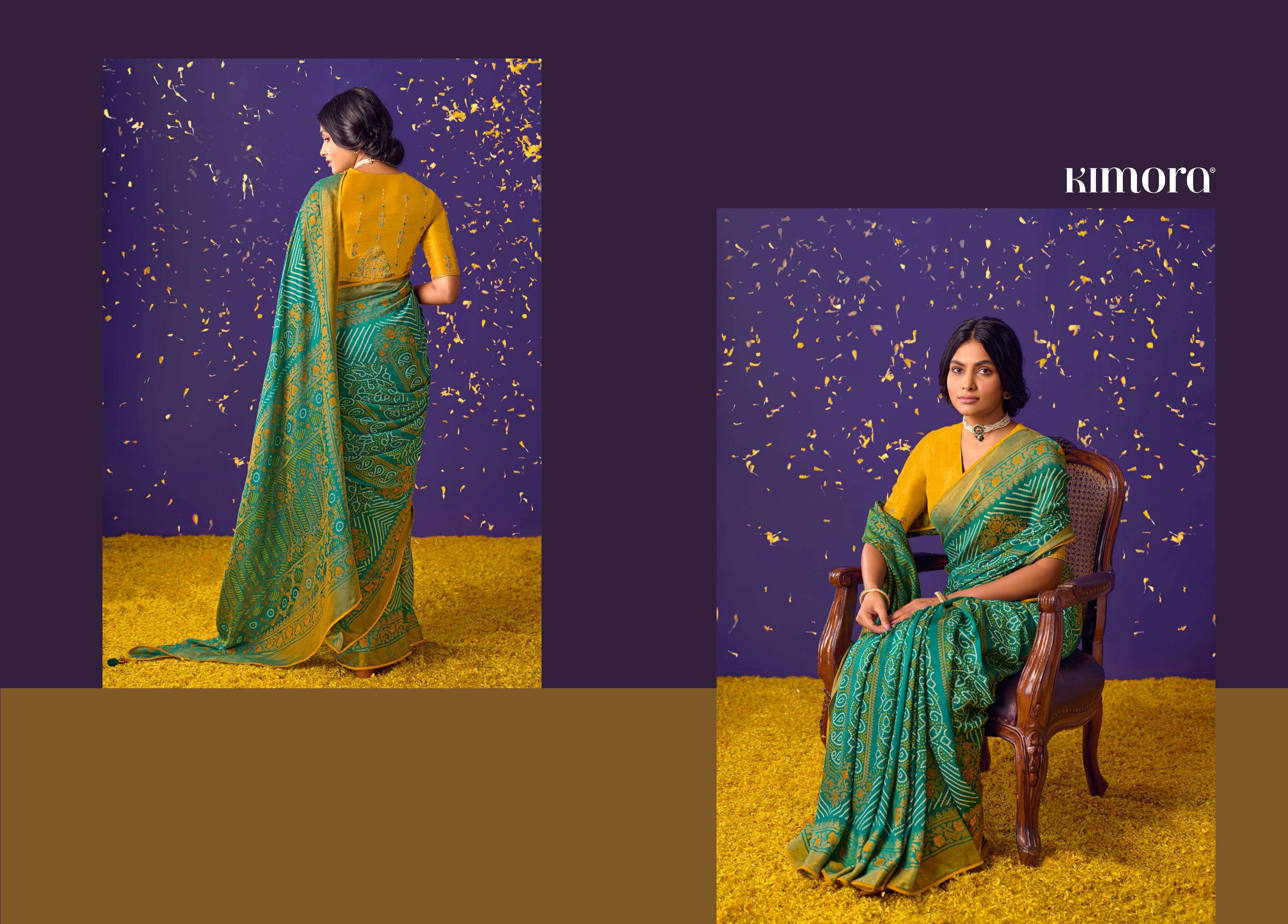 KIMORA MEERA VOL 6 16001-16011 SERIES BRASSO FANCY LATEST SAREES DESIGN