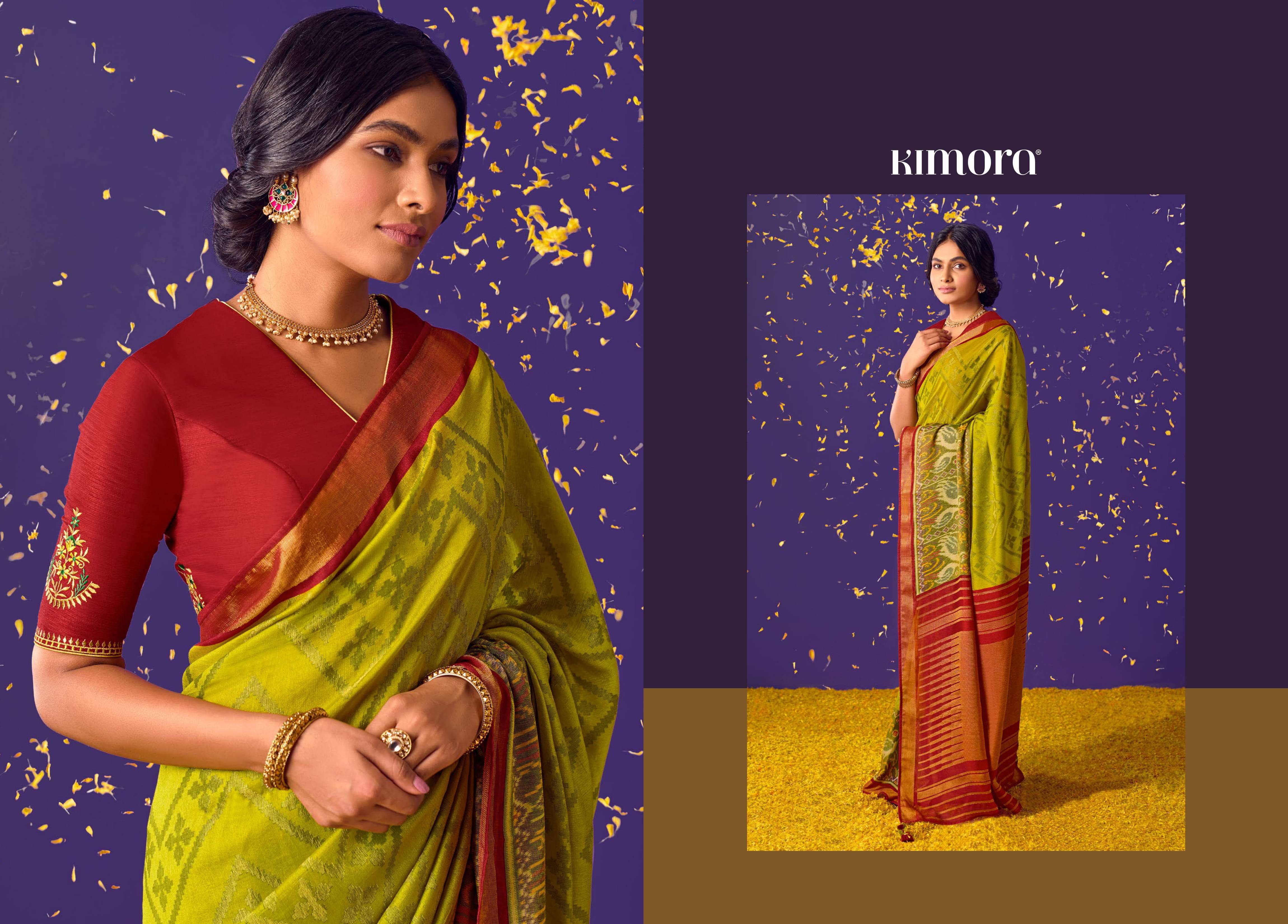 KIMORA MEERA VOL 6 16001-16011 SERIES BRASSO FANCY LATEST SAREES DESIGN