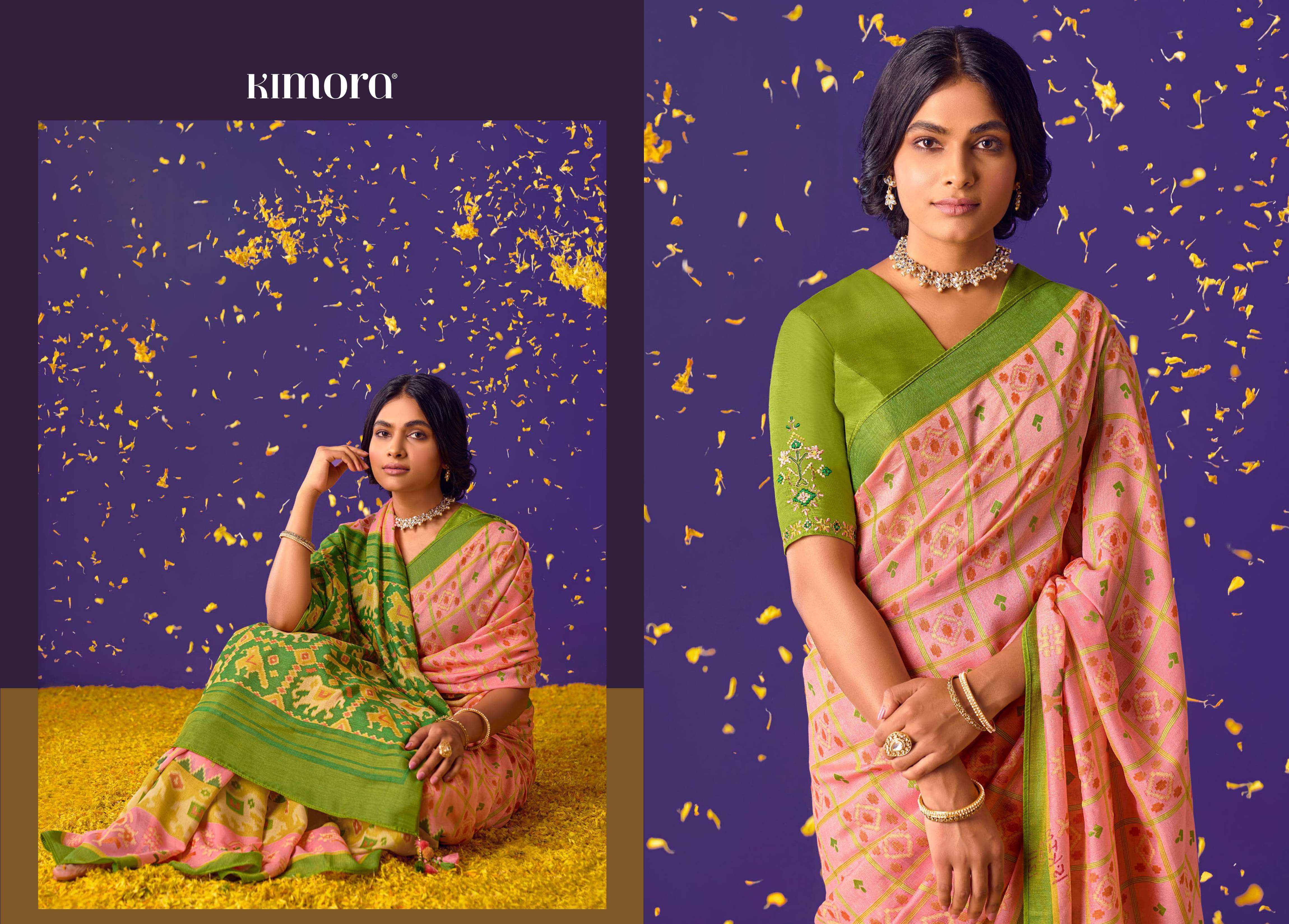 KIMORA MEERA VOL 6 16001-16011 SERIES BRASSO FANCY LATEST SAREES DESIGN