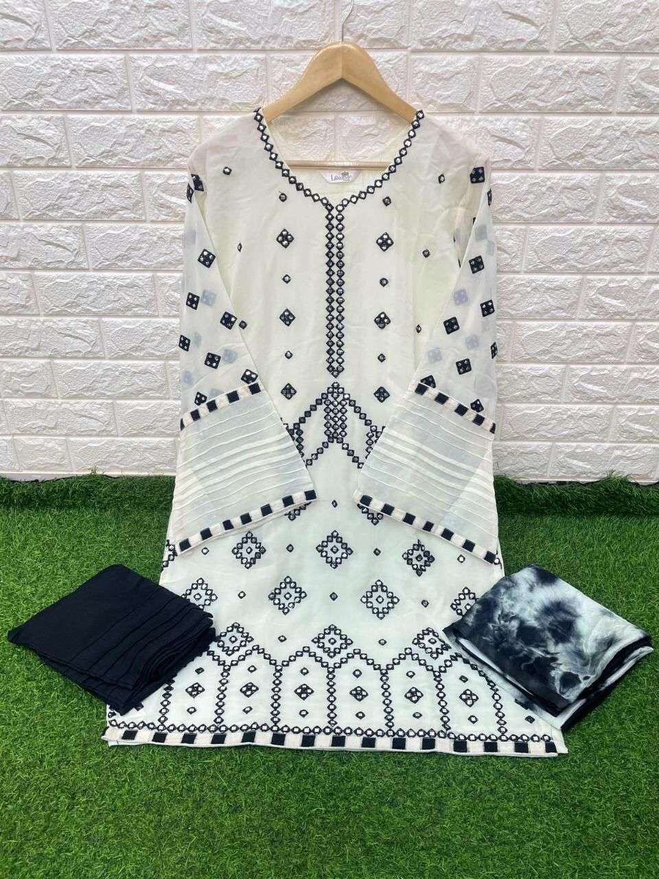 LAXURIA D NO 1190 PAKISTANI KURTI WITH BOTTOM & DUPATTA COLLECTION