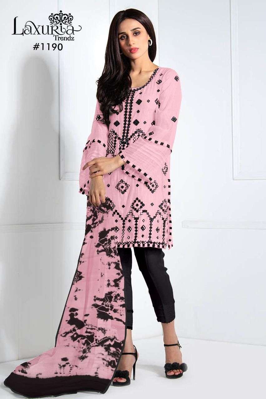 LAXURIA D NO 1190 PAKISTANI KURTI WITH BOTTOM & DUPATTA COLLECTION