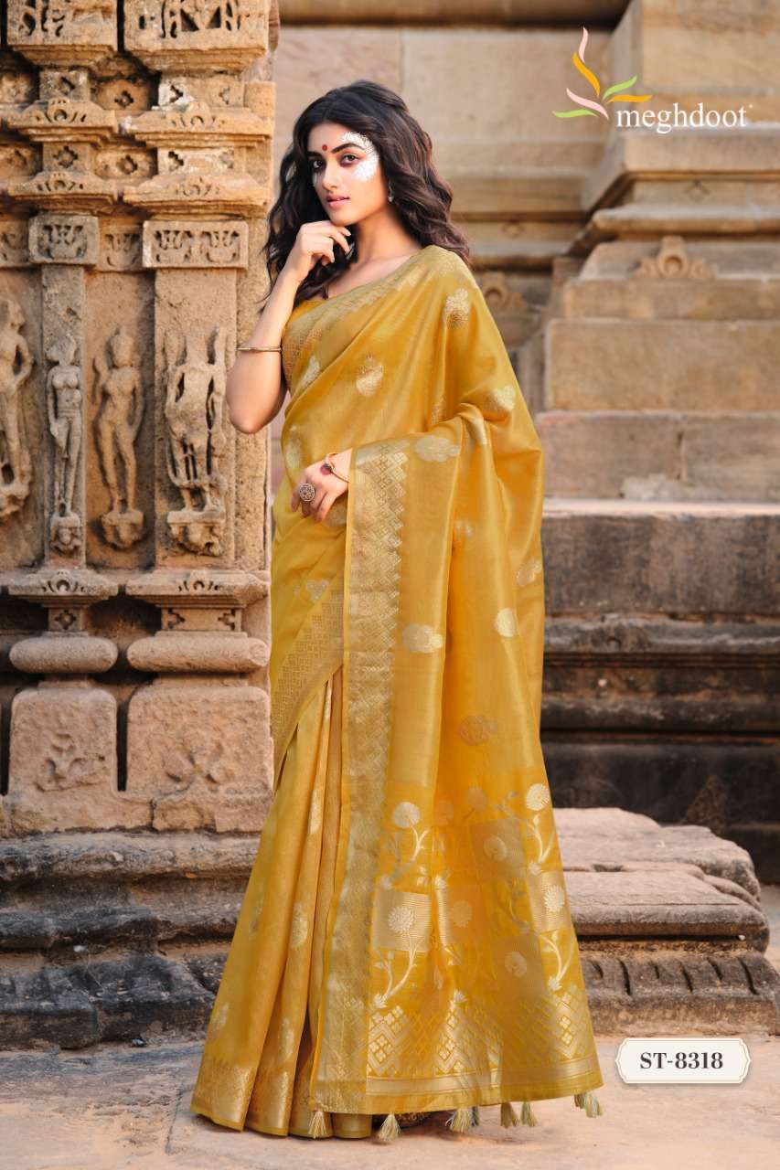 MEGHDOOT SHUDDHI SOFT TISSUE SILK SAREES WHOLESALE PRICE
