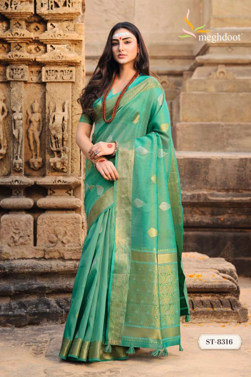 MEGHDOOT SHUDDHI SOFT TISSUE SILK SAREES WHOLESALE PRICE