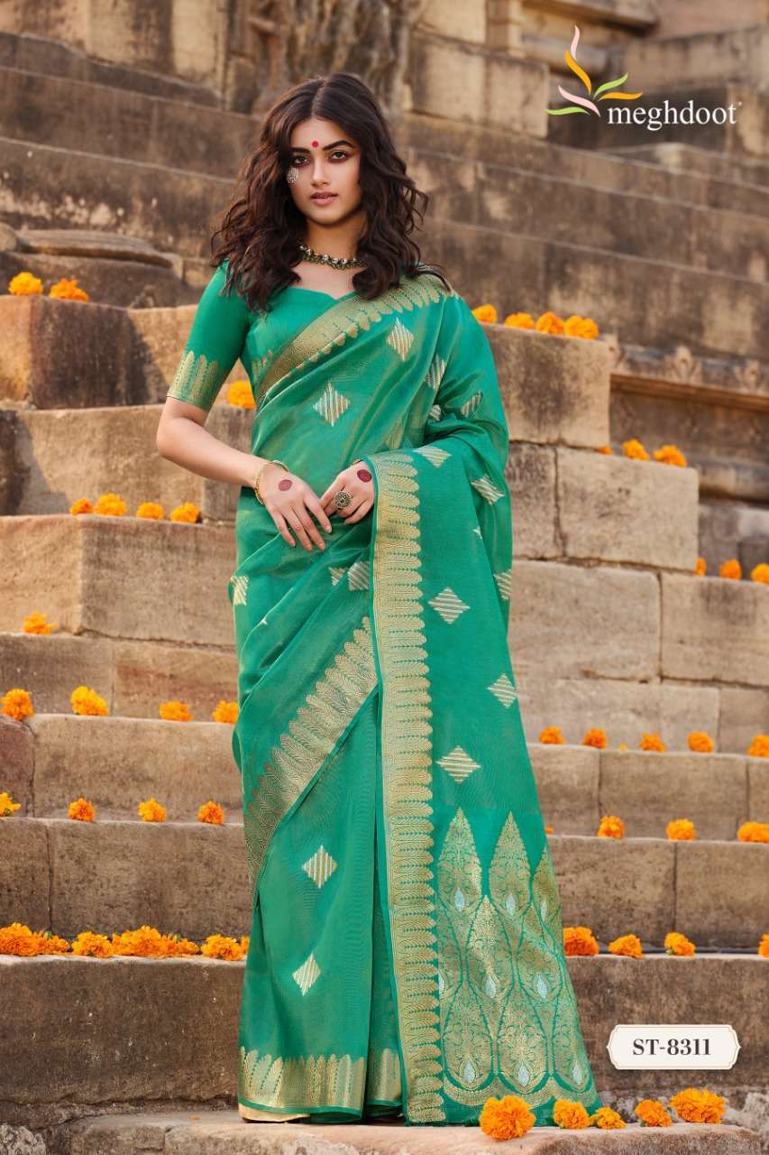 MEGHDOOT SHUDDHI SOFT TISSUE SILK SAREES WHOLESALE PRICE