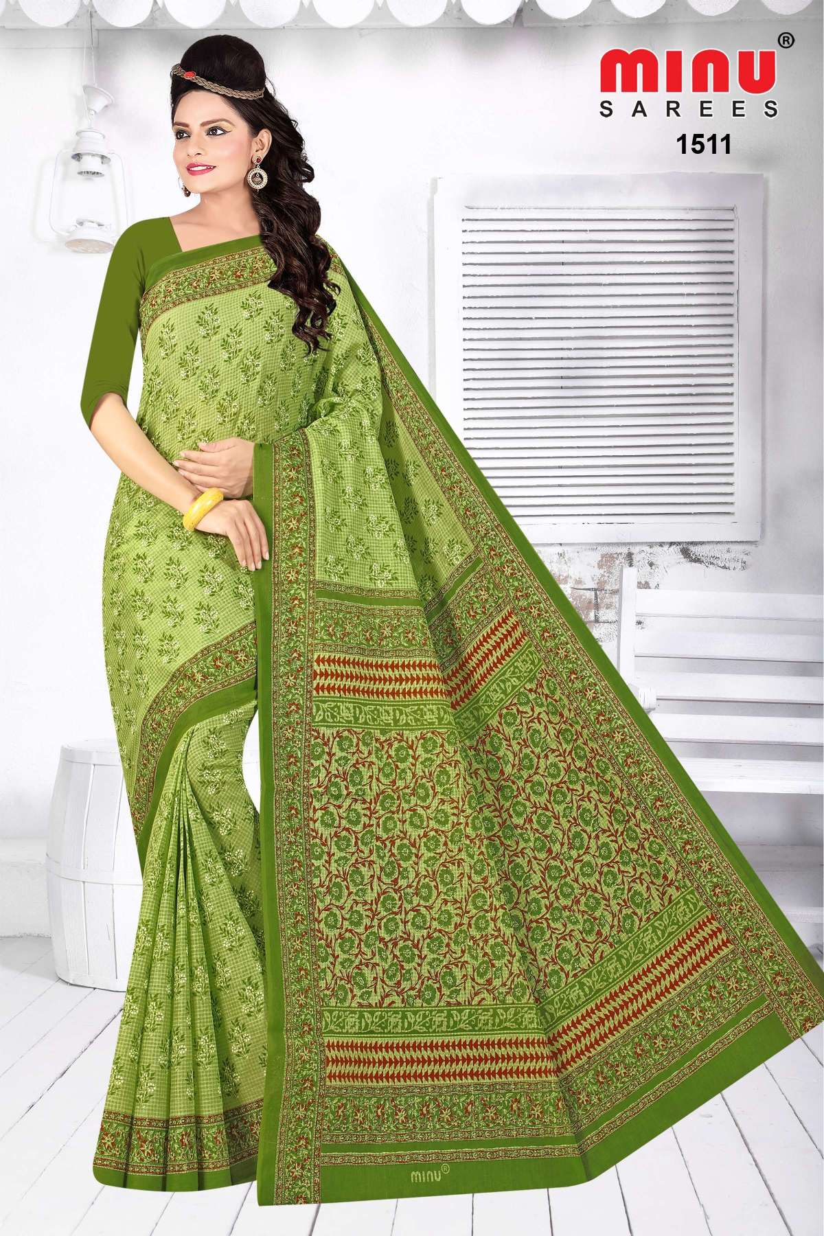 Minu BANARASI BEAUTY Cotton Saree-10P Catalog
