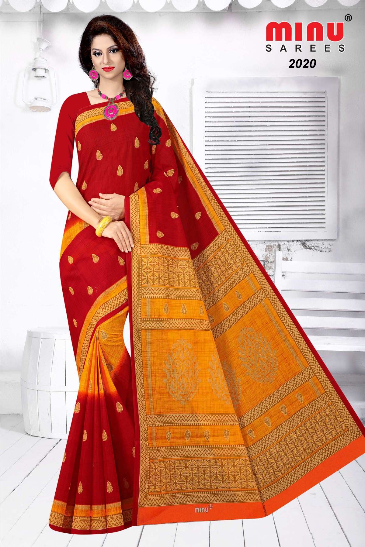 Minu BANARASI BEAUTY Cotton Saree-10P Catalog