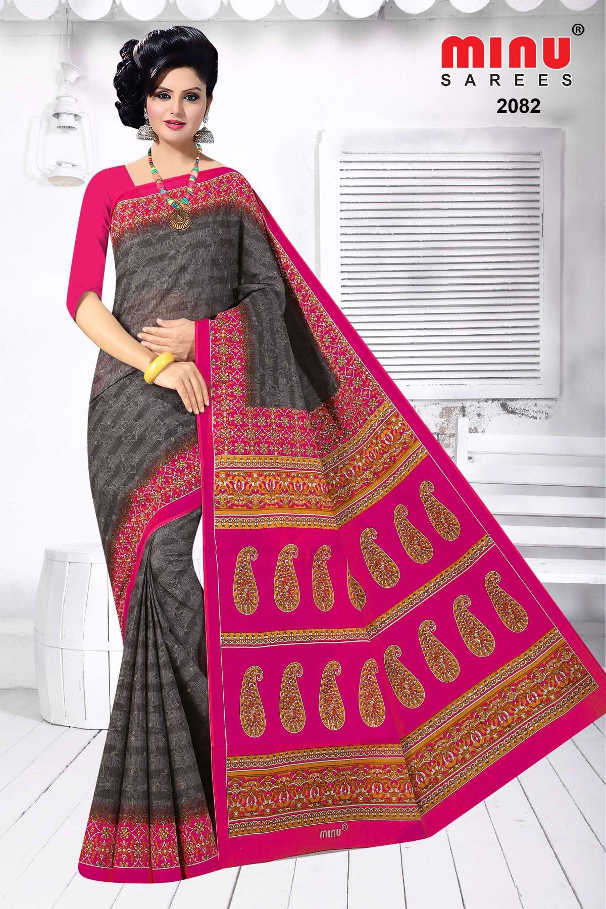 Minu BANARASI BEAUTY Cotton Saree-10P Catalog