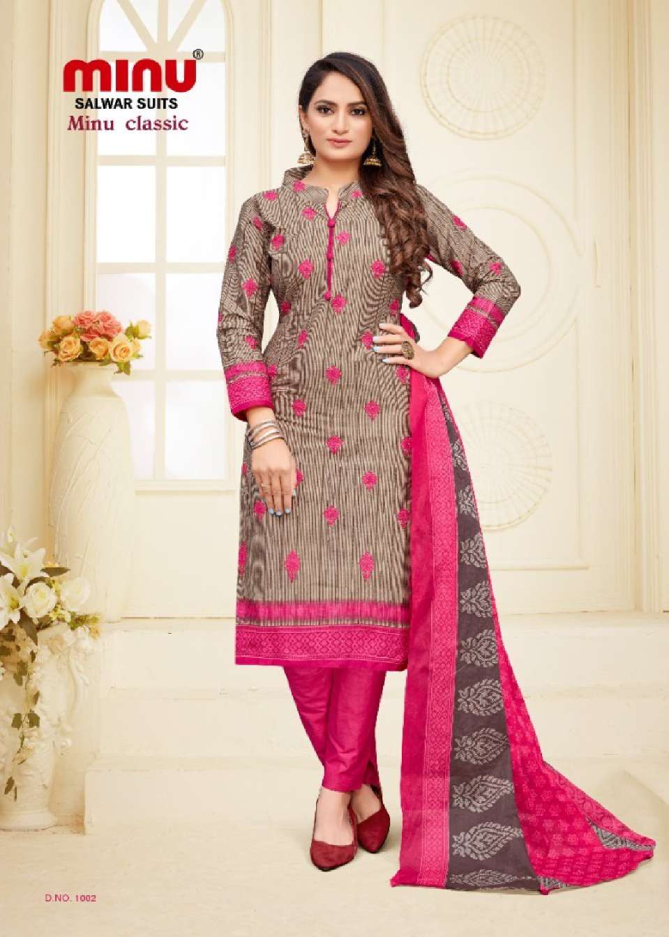 Minu CLASSIC New Cotton Printed Dress Material-8P Catalog