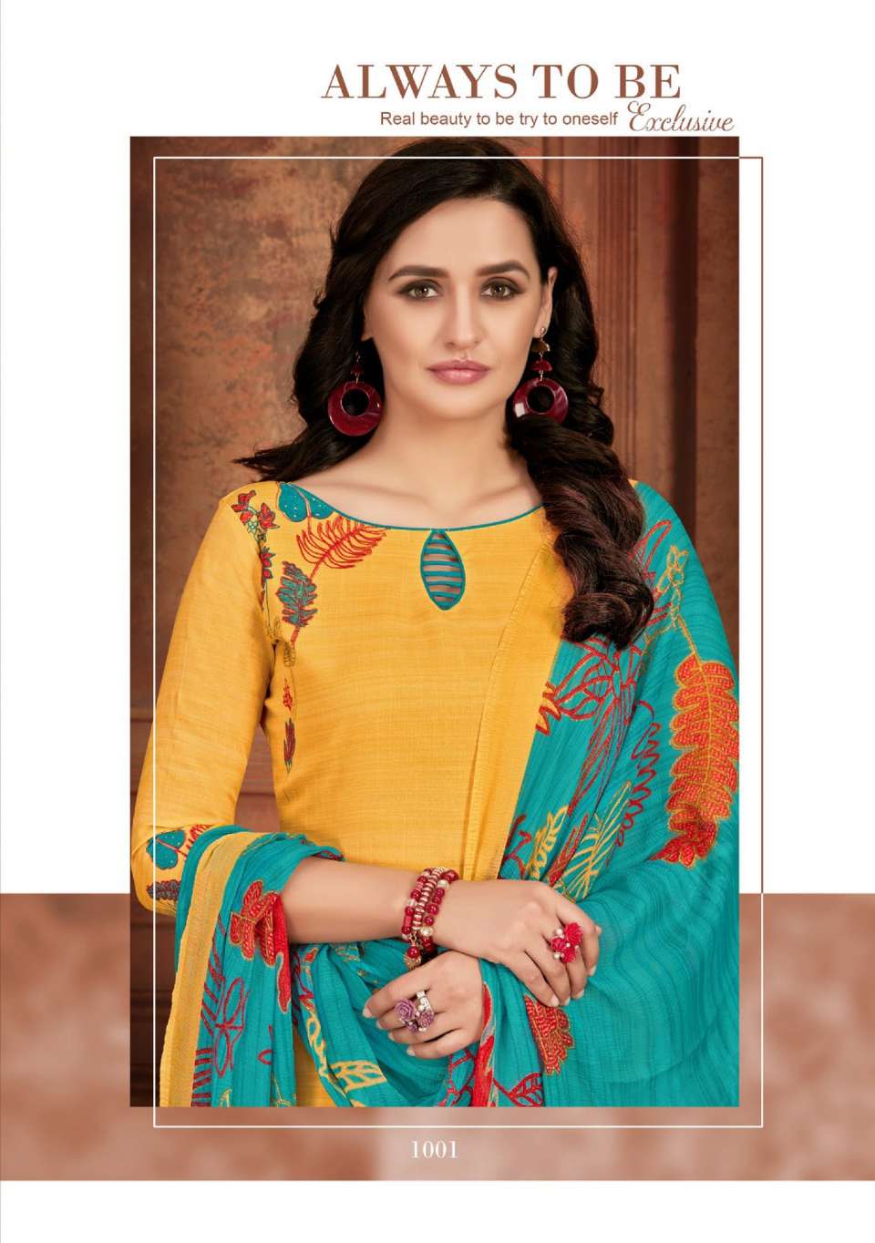 Minu ELIZABETH Cotton Printed Dress material-8P Catalog