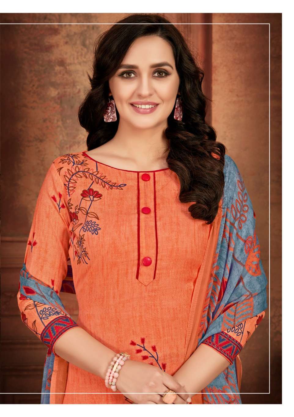 Minu ELIZABETH Cotton Printed Dress material-8P Catalog
