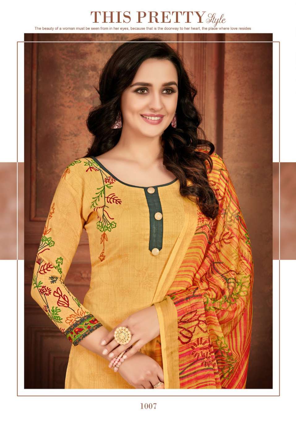 Minu ELIZABETH Cotton Printed Dress material-8P Catalog