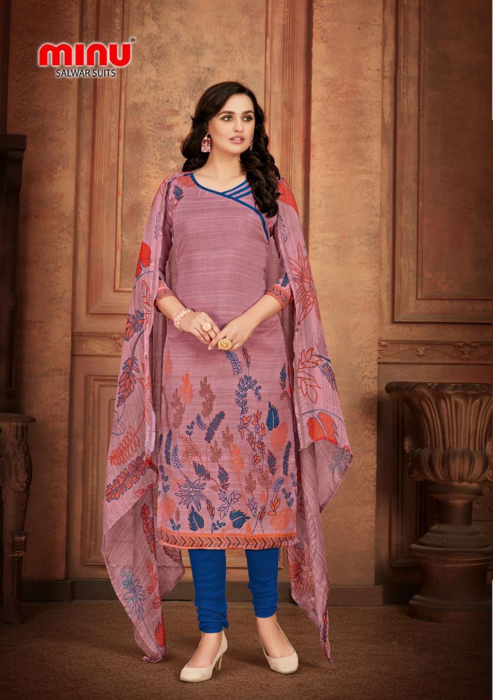 Minu ELIZABETH Cotton Printed Dress material-8P Catalog