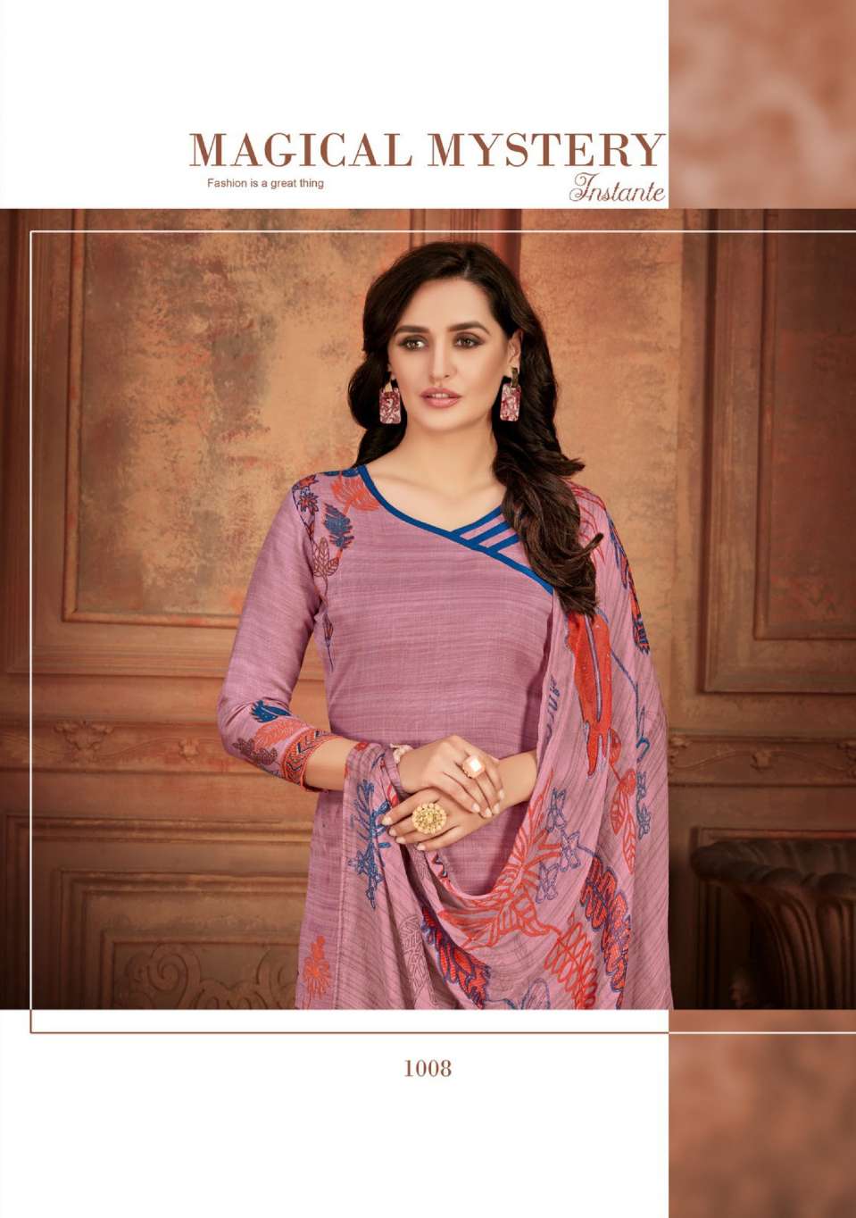 Minu ELIZABETH Cotton Printed Dress material-8P Catalog