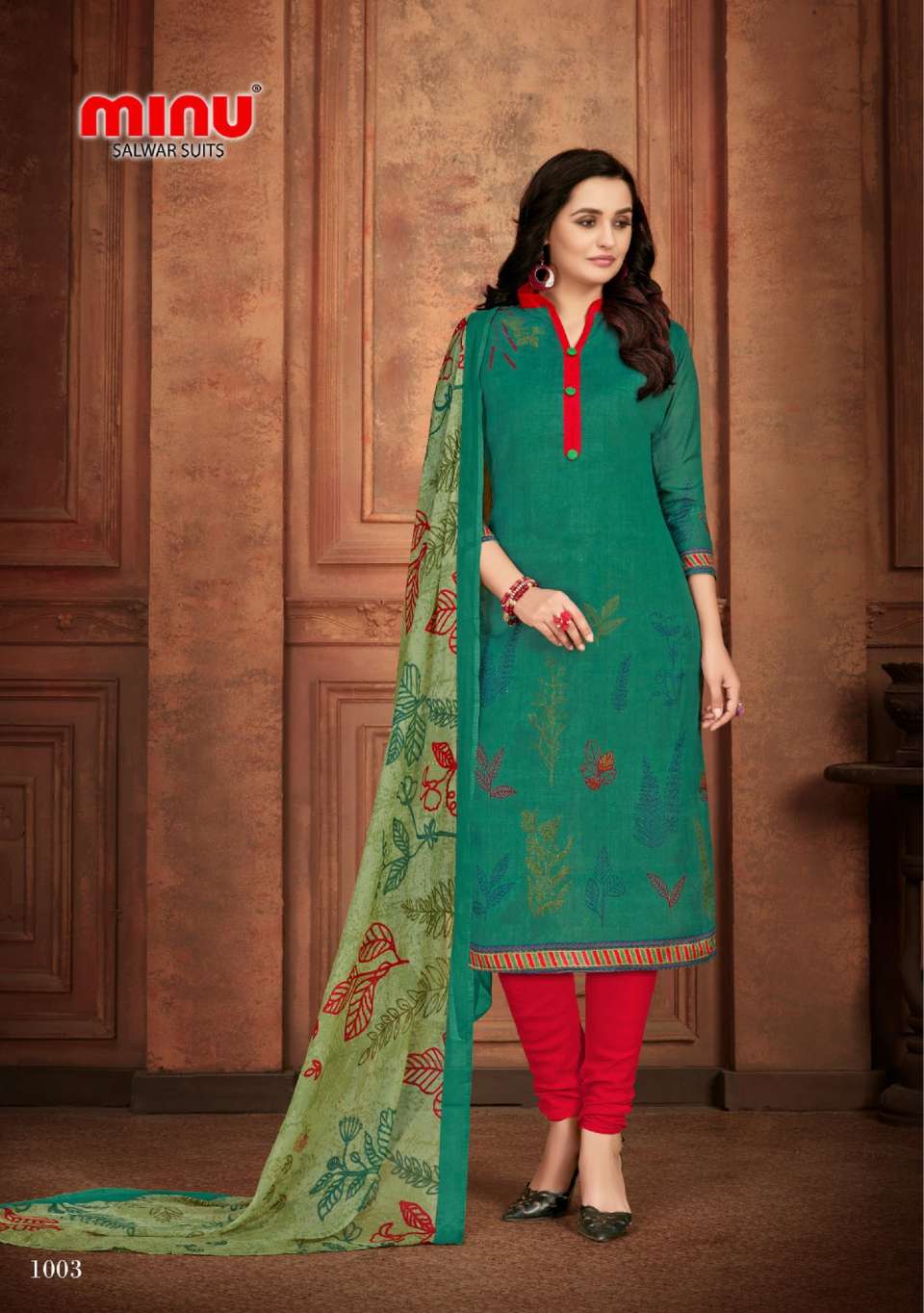 Minu ELIZABETH Cotton Printed Dress material-8P Catalog