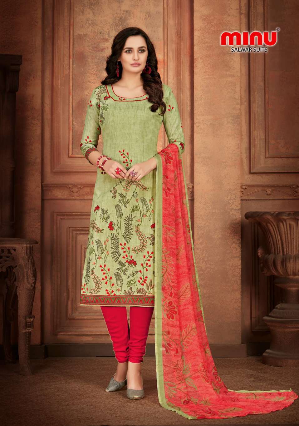 Minu ELIZABETH Cotton Printed Dress material-8P Catalog