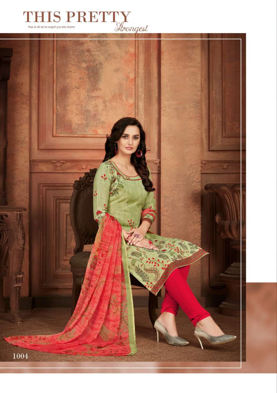 Minu ELIZABETH Cotton Printed Dress material-8P Catalog