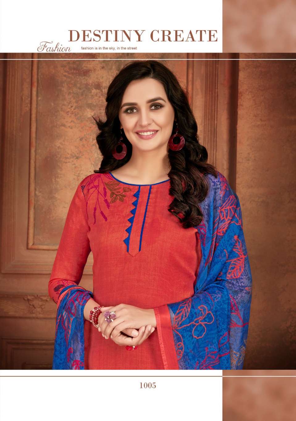 Minu ELIZABETH Cotton Printed Dress material-8P Catalog