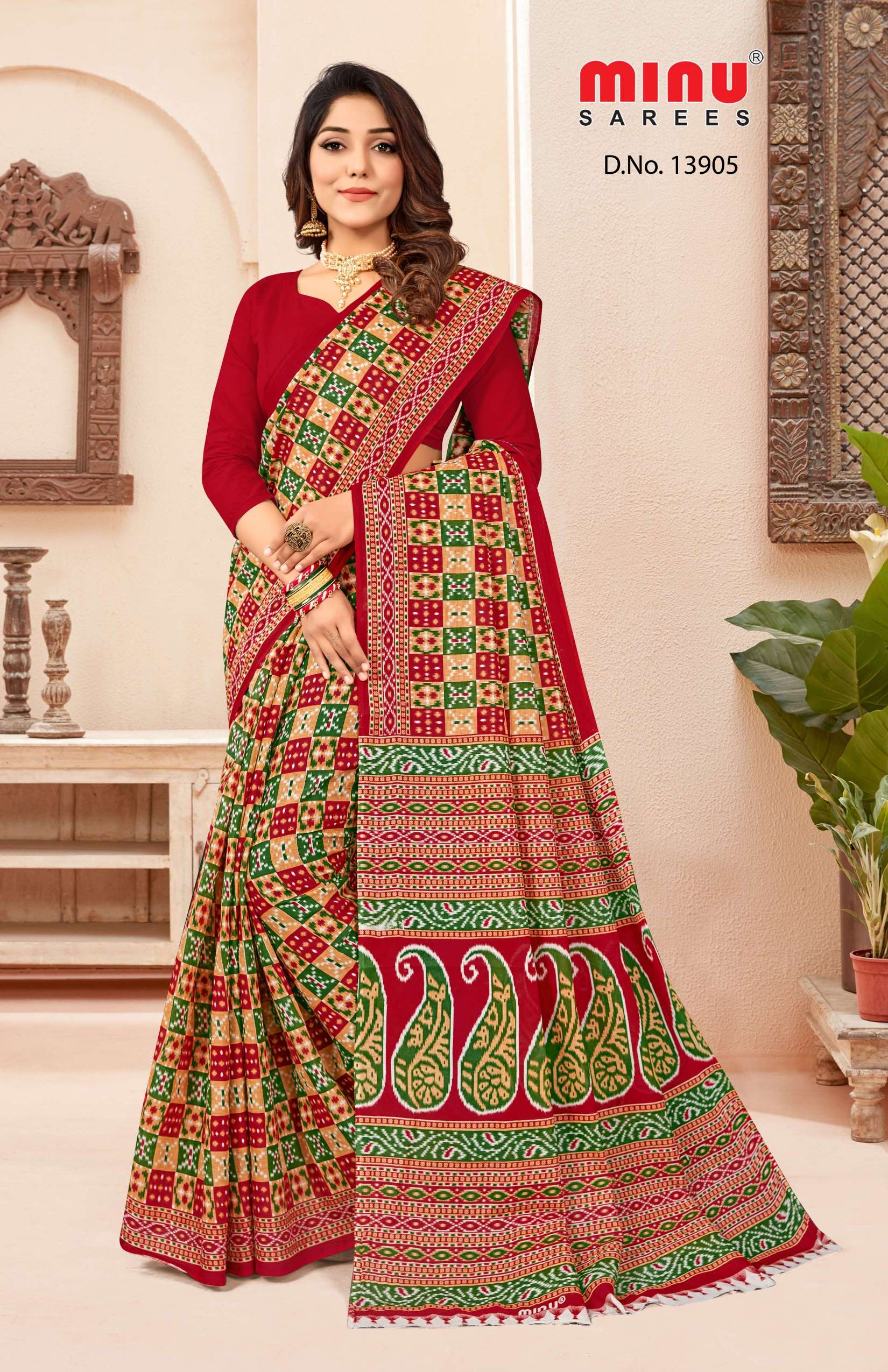 Minu GLORY KL Cotton Printed Saree-12P Catalog