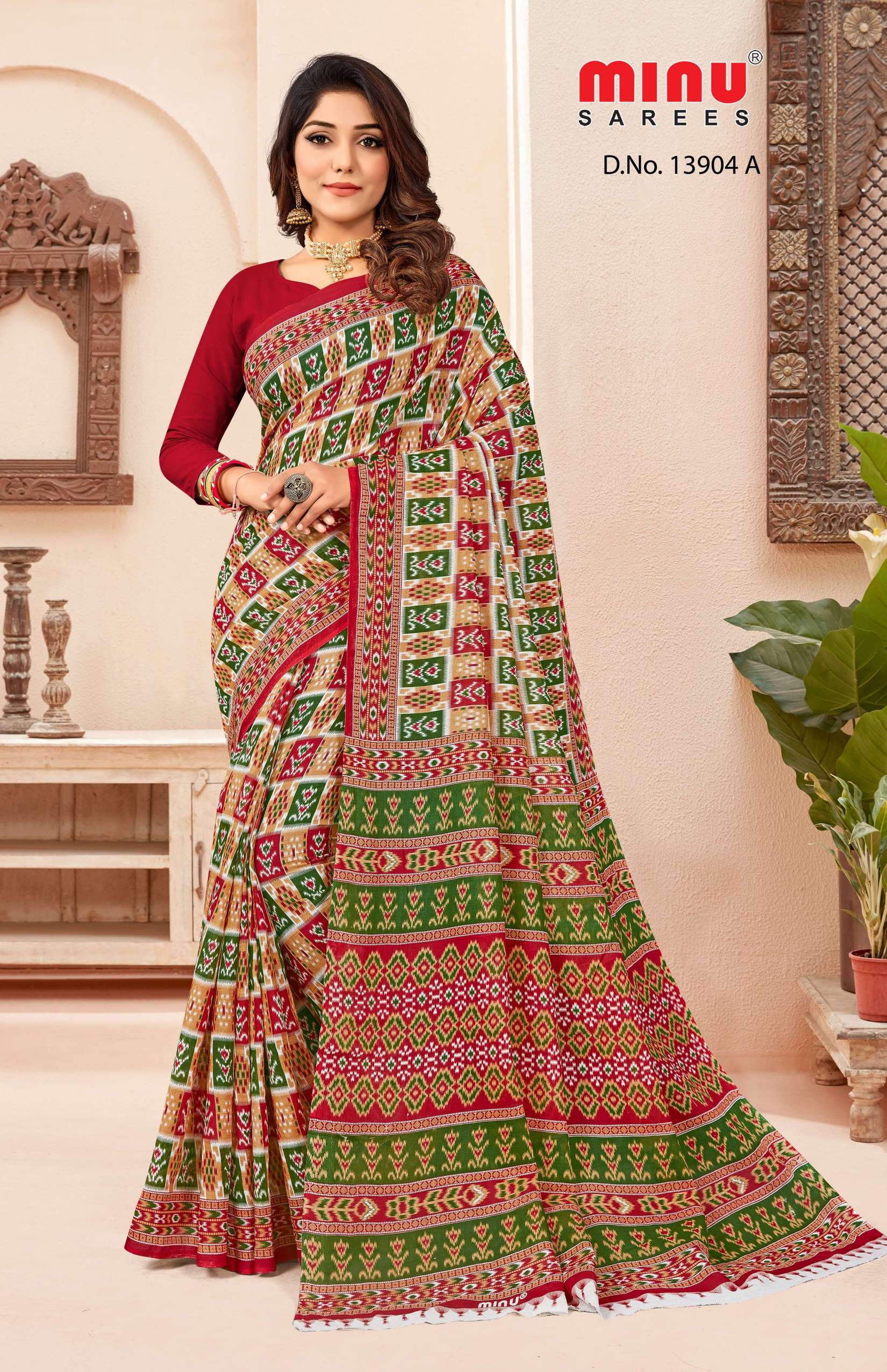 Minu GLORY KL Cotton Printed Saree-12P Catalog