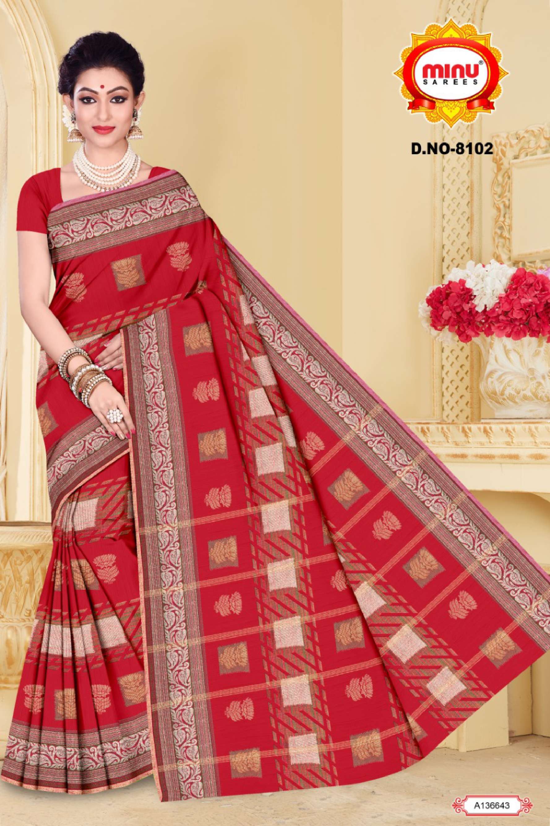 Minu HOICHOI Chanderi Silk Saree-7P Catalog