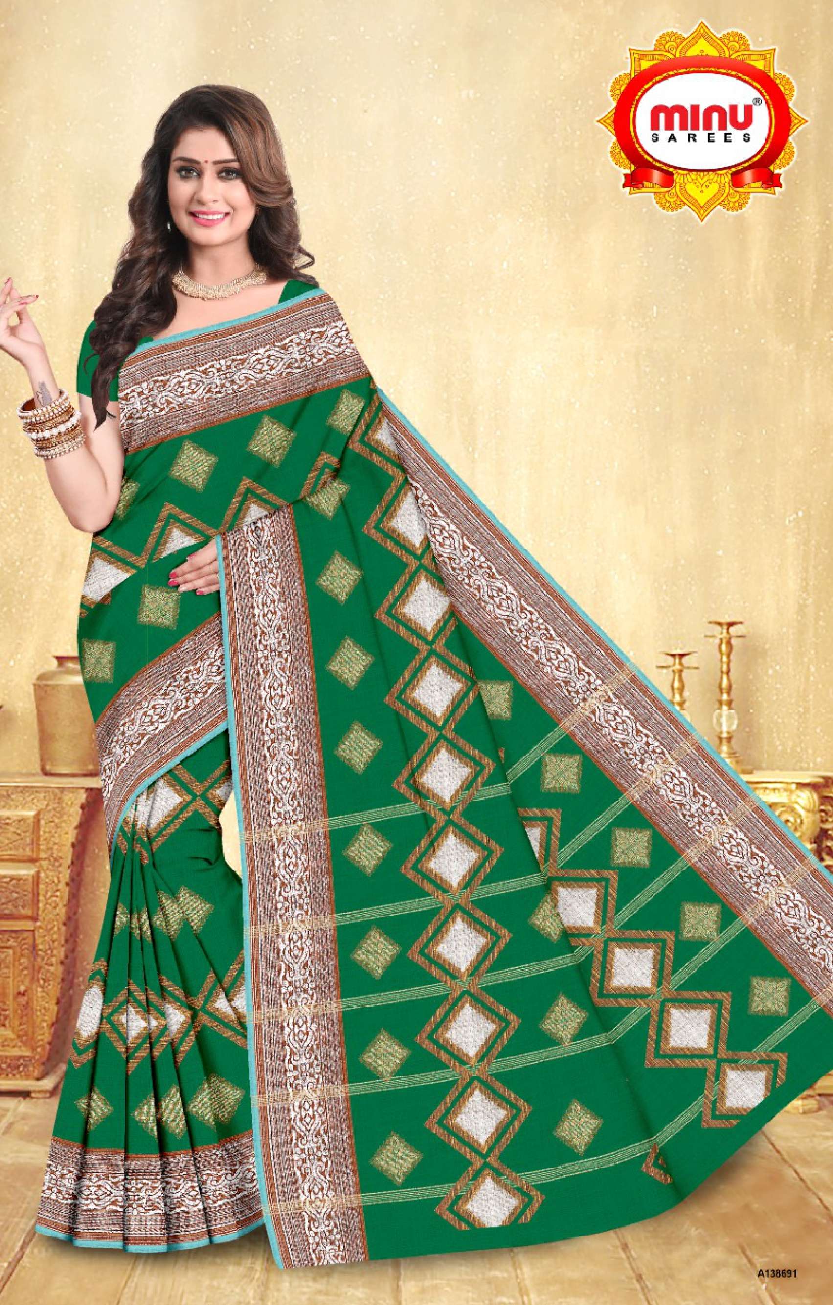 Minu HOICHOI Chanderi Silk Saree-7P Catalog