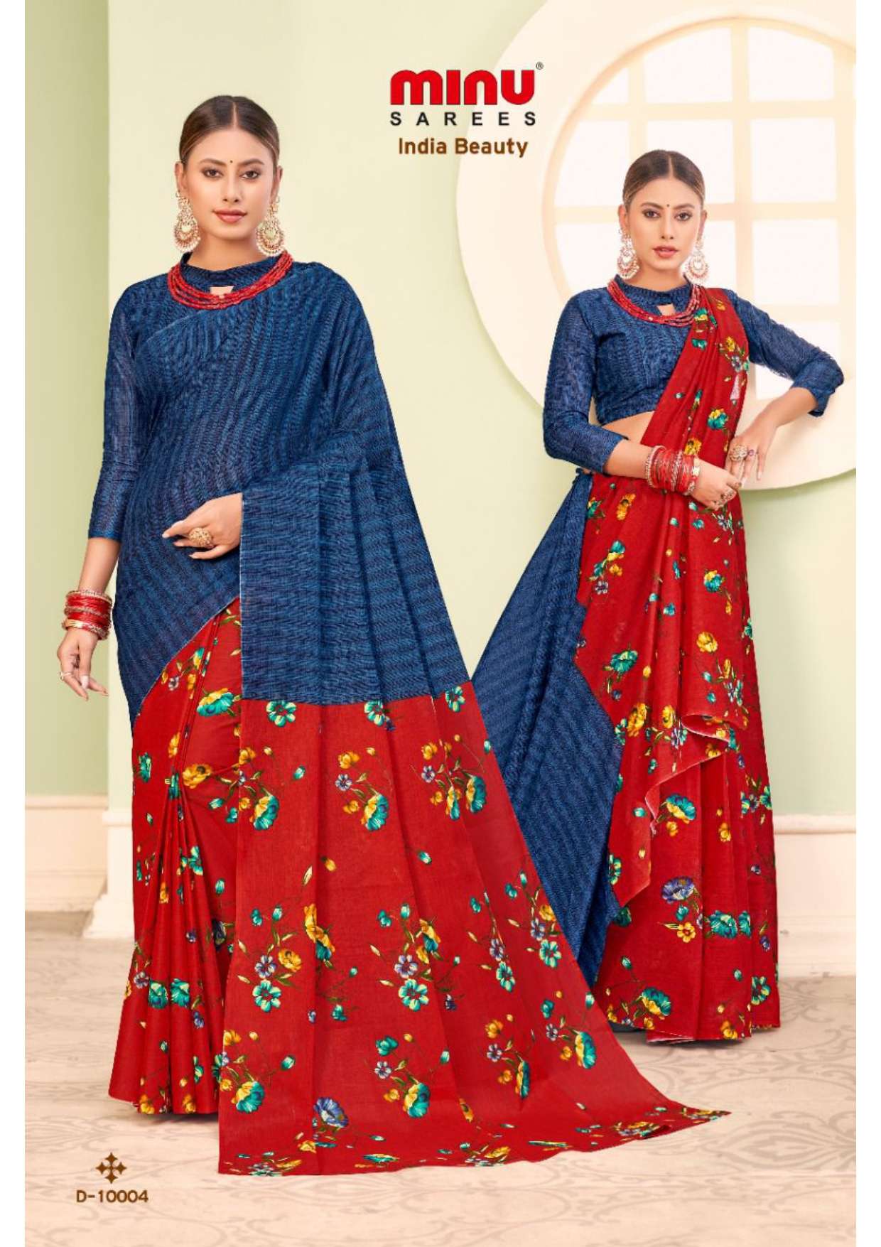 Minu INDIA BEAUTY_10 Cotton Saree-14P Catalog