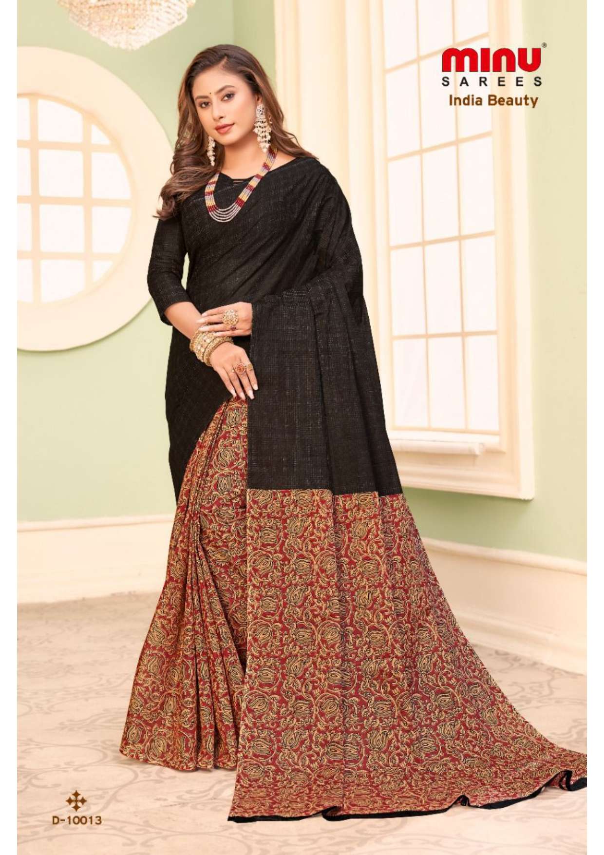 Minu INDIA BEAUTY_10 Cotton Saree-14P Catalog