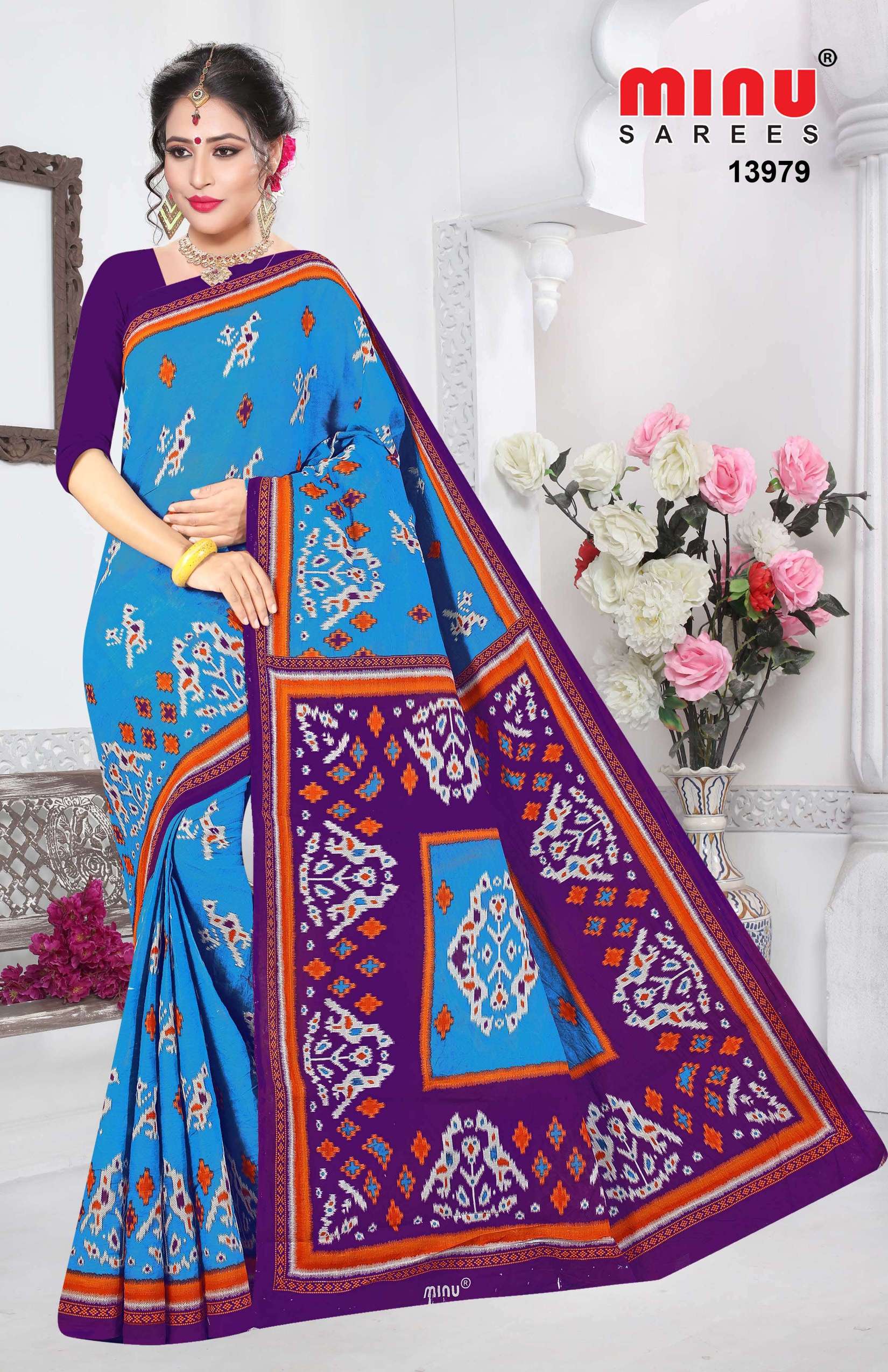 Minu INDIA BEAUTY PATOLA Cotton Saree-12P Catalog