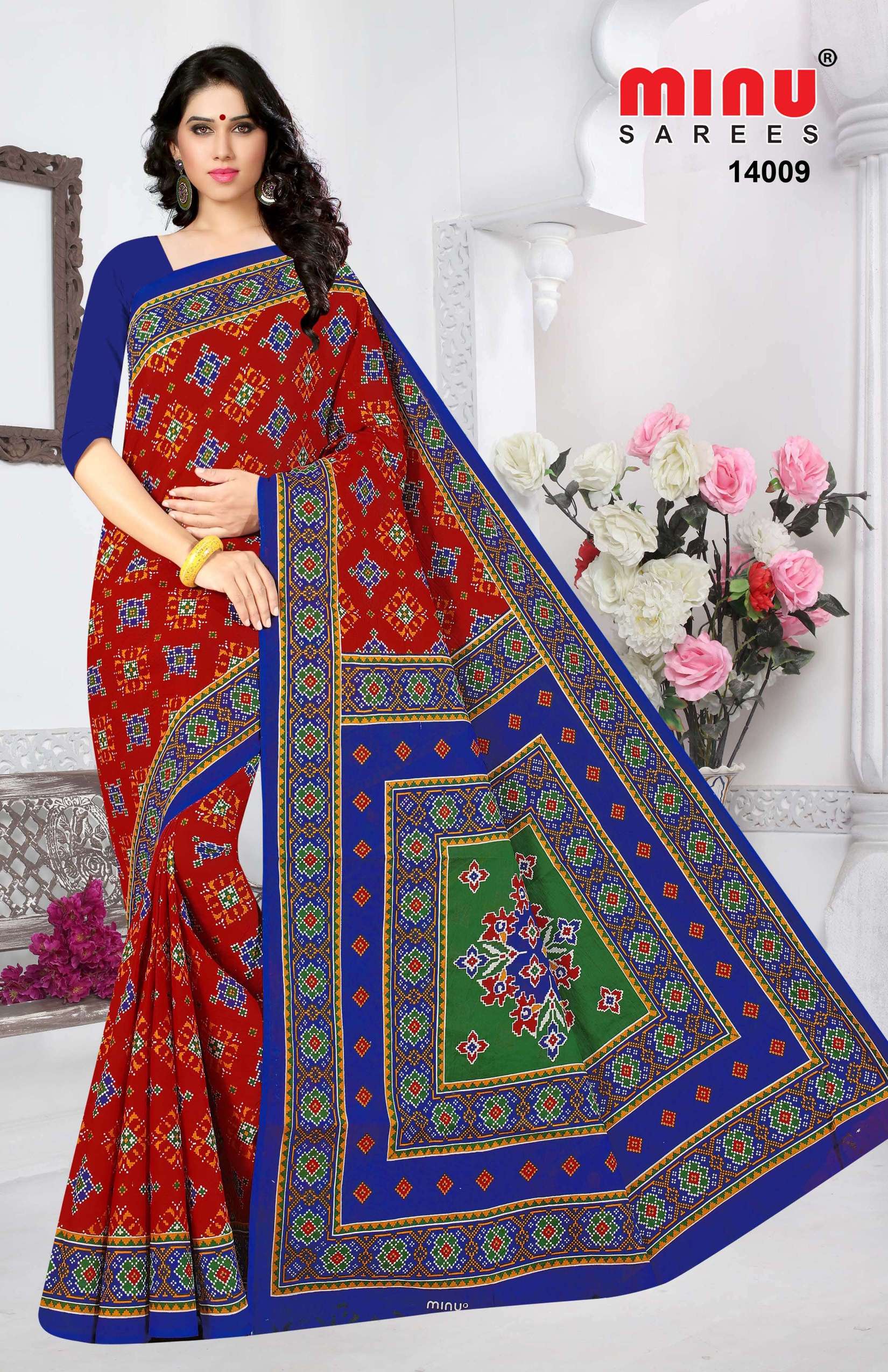 Minu INDIA BEAUTY PATOLA Cotton Saree-12P Catalog