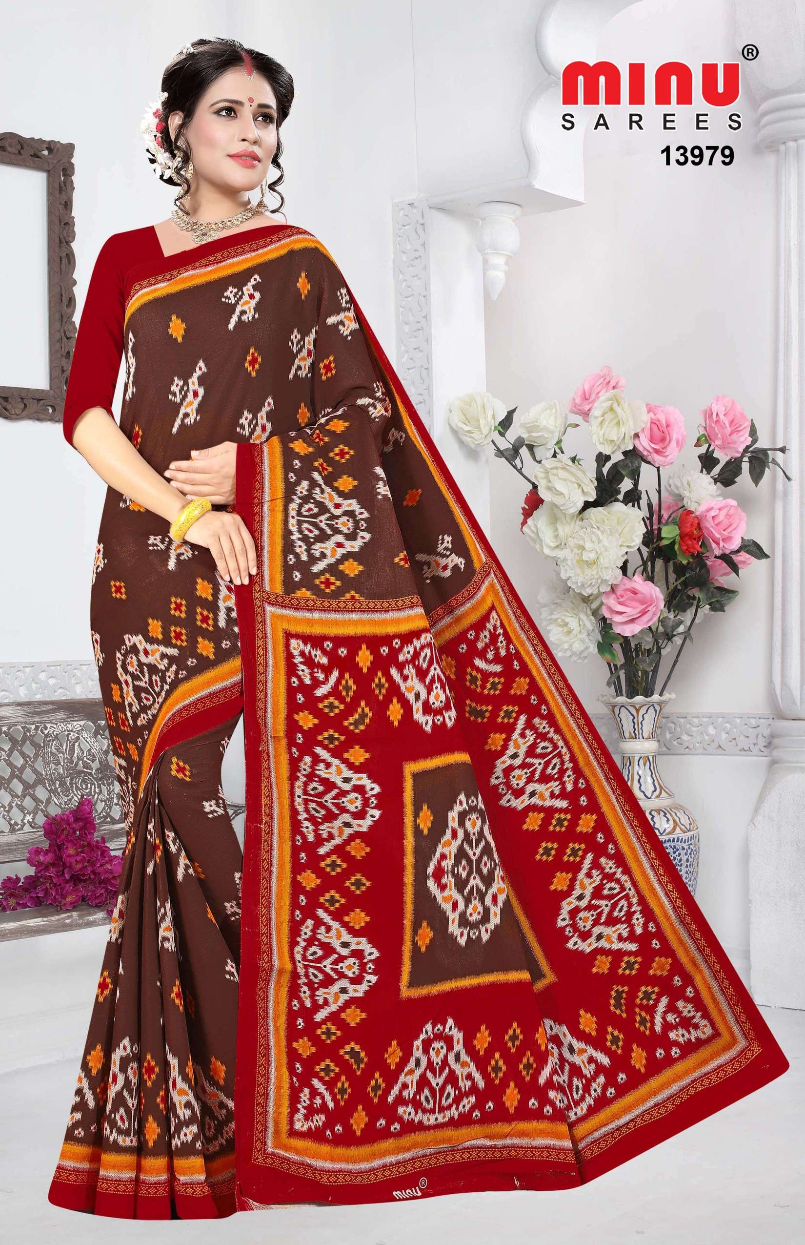 Minu INDIA BEAUTY PATOLA Cotton Saree-12P Catalog