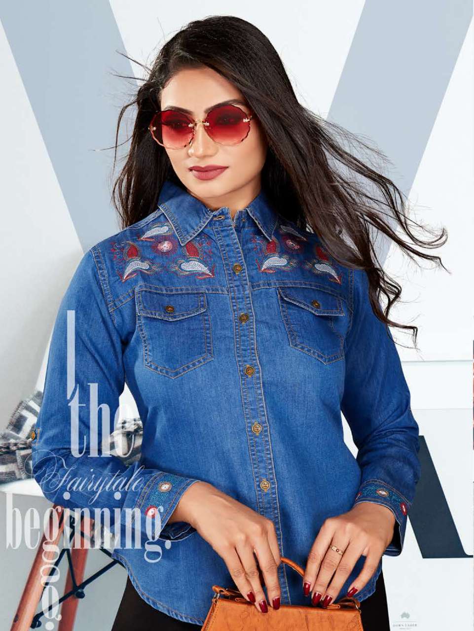 Minu INDIGO STYLE Denim Shirt-6P Catalog