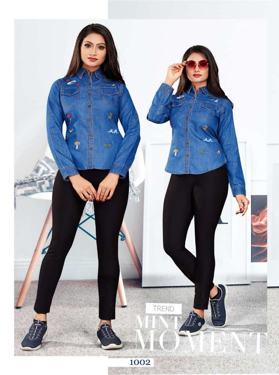 Minu INDIGO STYLE Denim Shirt-6P Catalog