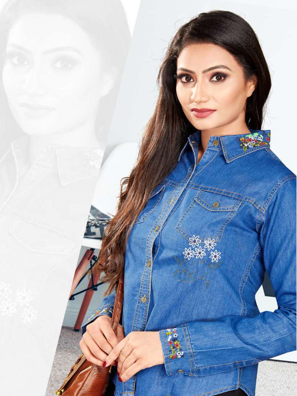 Minu INDIGO STYLE Denim Shirt-6P Catalog