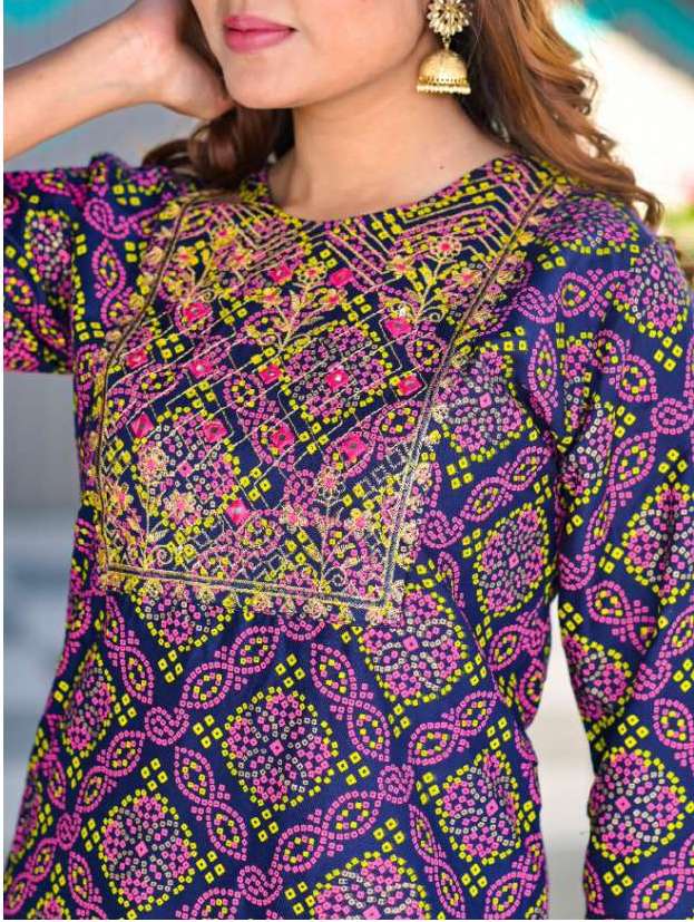 Minu JULIE Rayon Kurtis Combo-4P Catalog