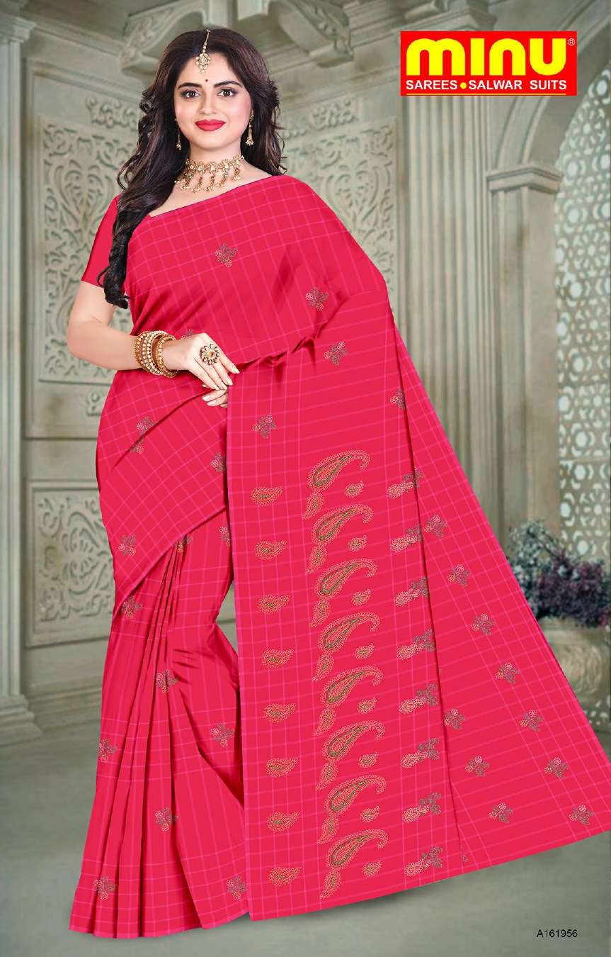 Minu JYOTI Cotton Embroidered Saree-8P Catalog