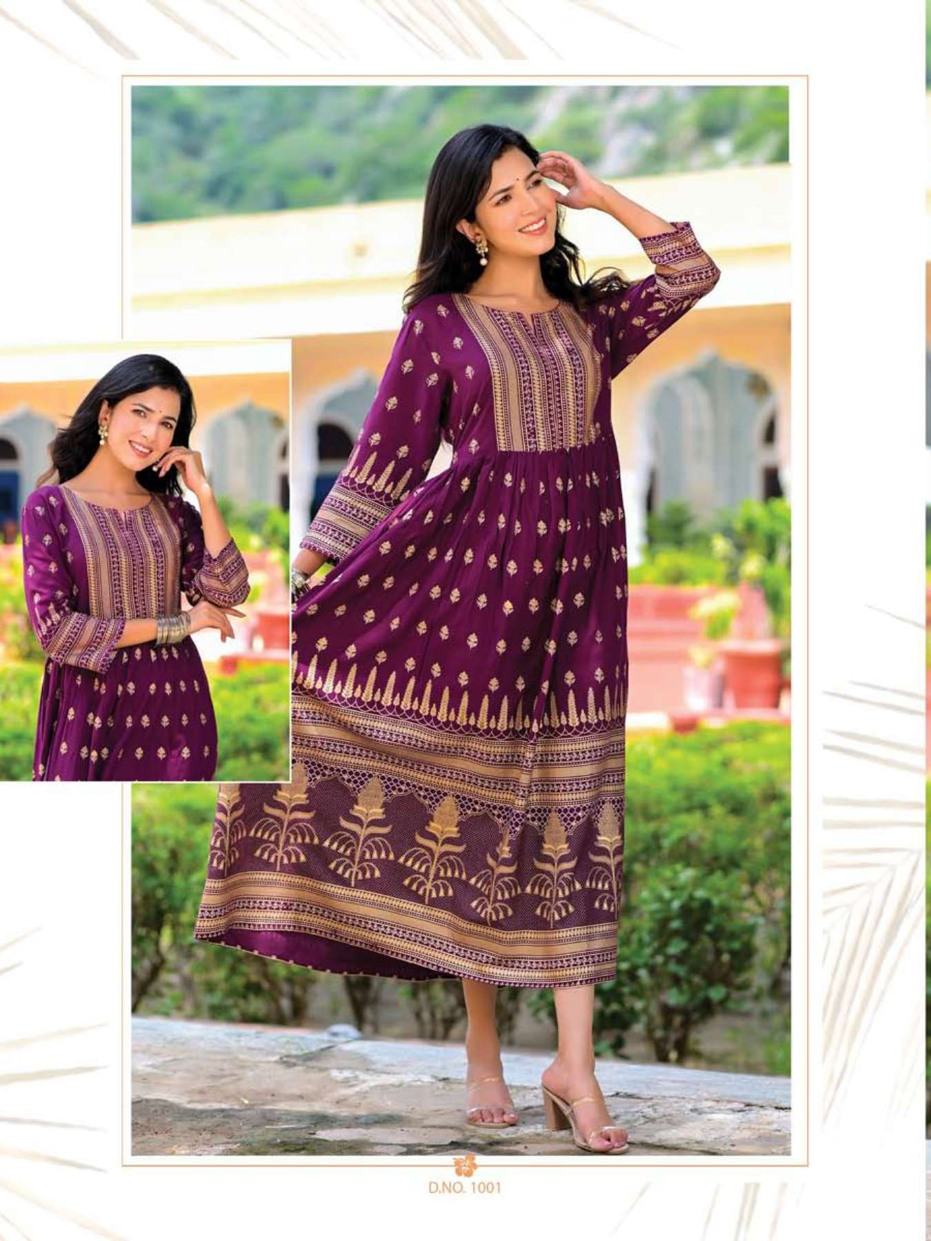 Minu KAJOL Rayon Anarkali Kurtis-4P Catalog