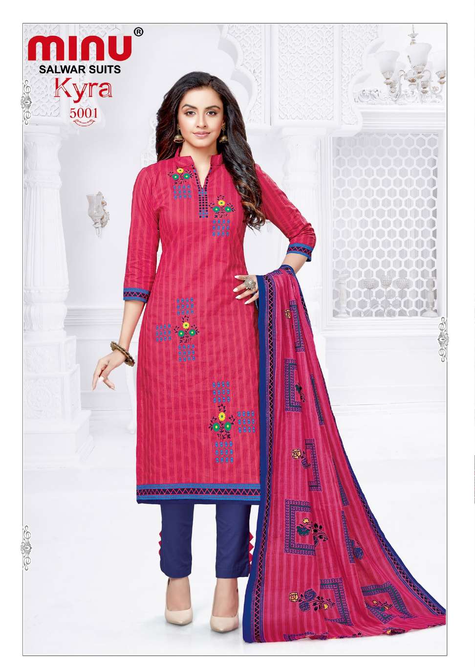 Minu Kyra Vol-5 Cotton Dress Material-10P Catalog