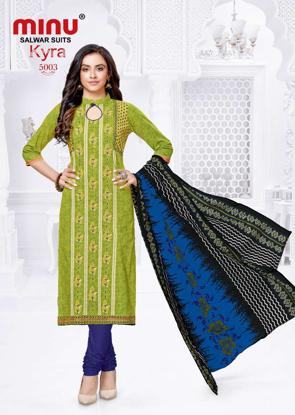 Minu Kyra Vol-5 Cotton Dress Material-10P Catalog