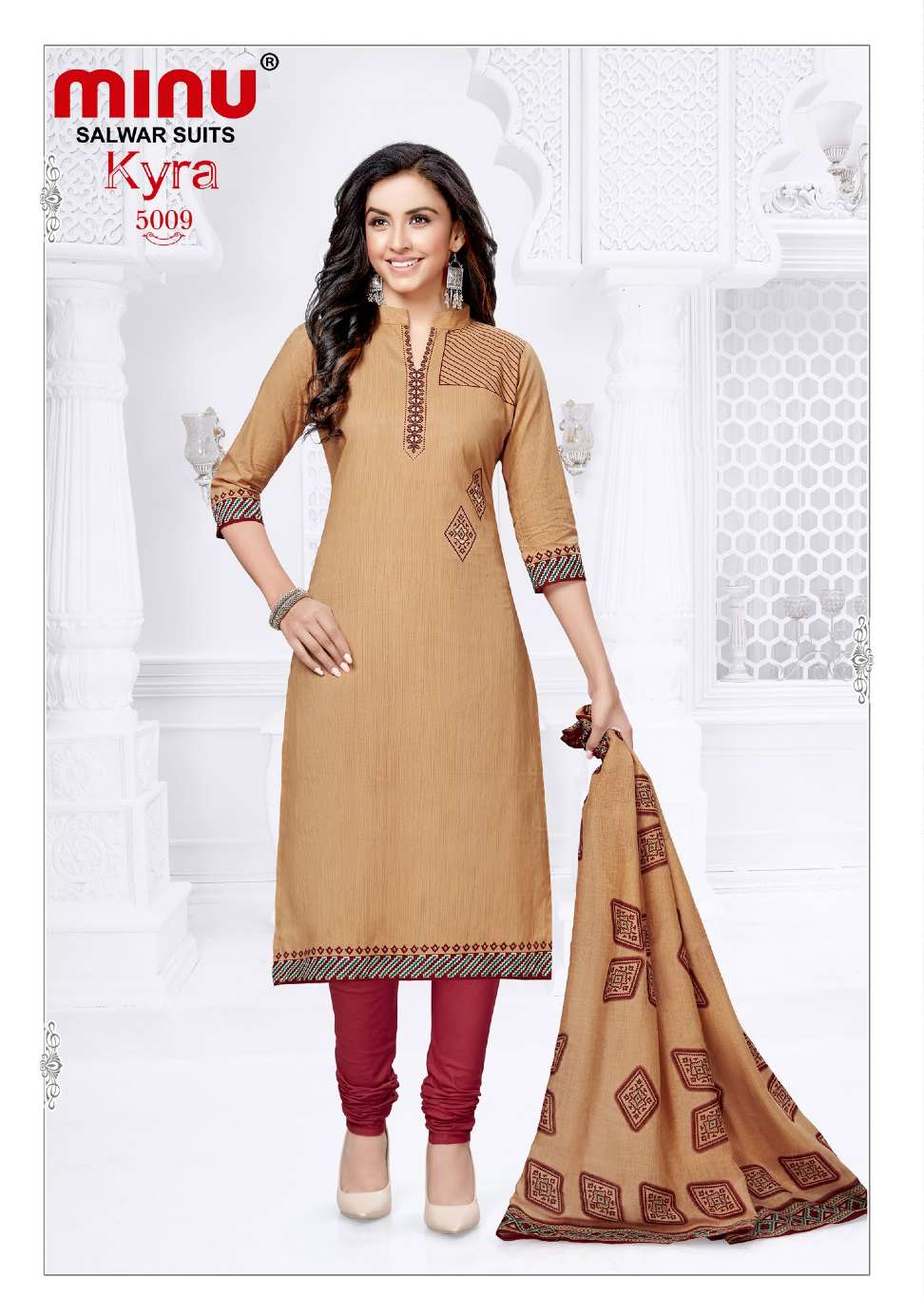 Minu Kyra Vol-5 Cotton Dress Material-10P Catalog