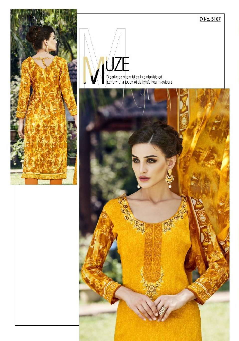 Minu PARINEETA  Cotton Embroidered Dress Material-9P Catalog