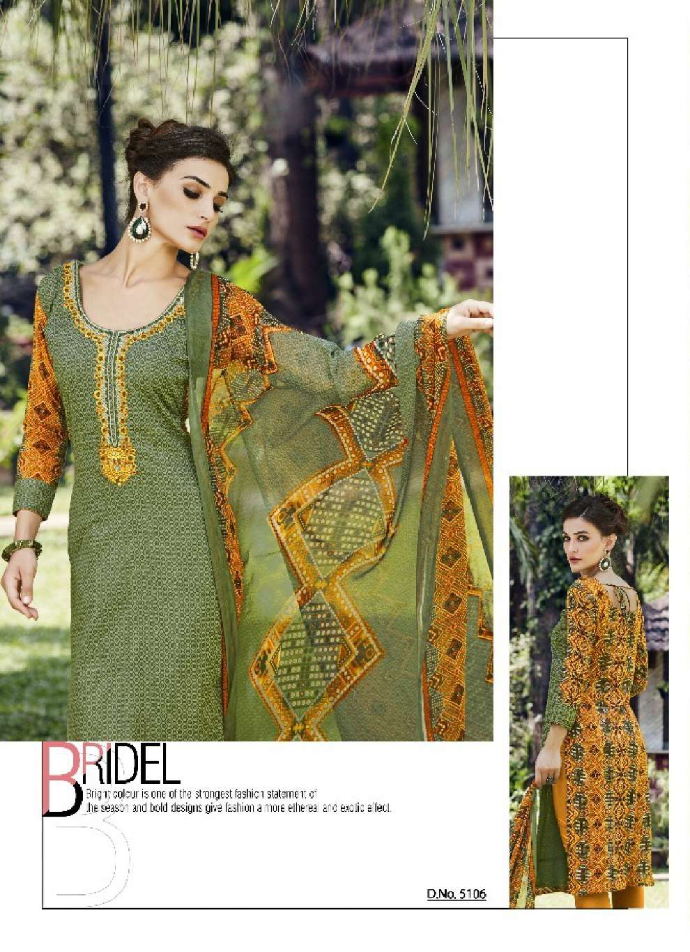 Minu PARINEETA  Cotton Embroidered Dress Material-9P Catalog