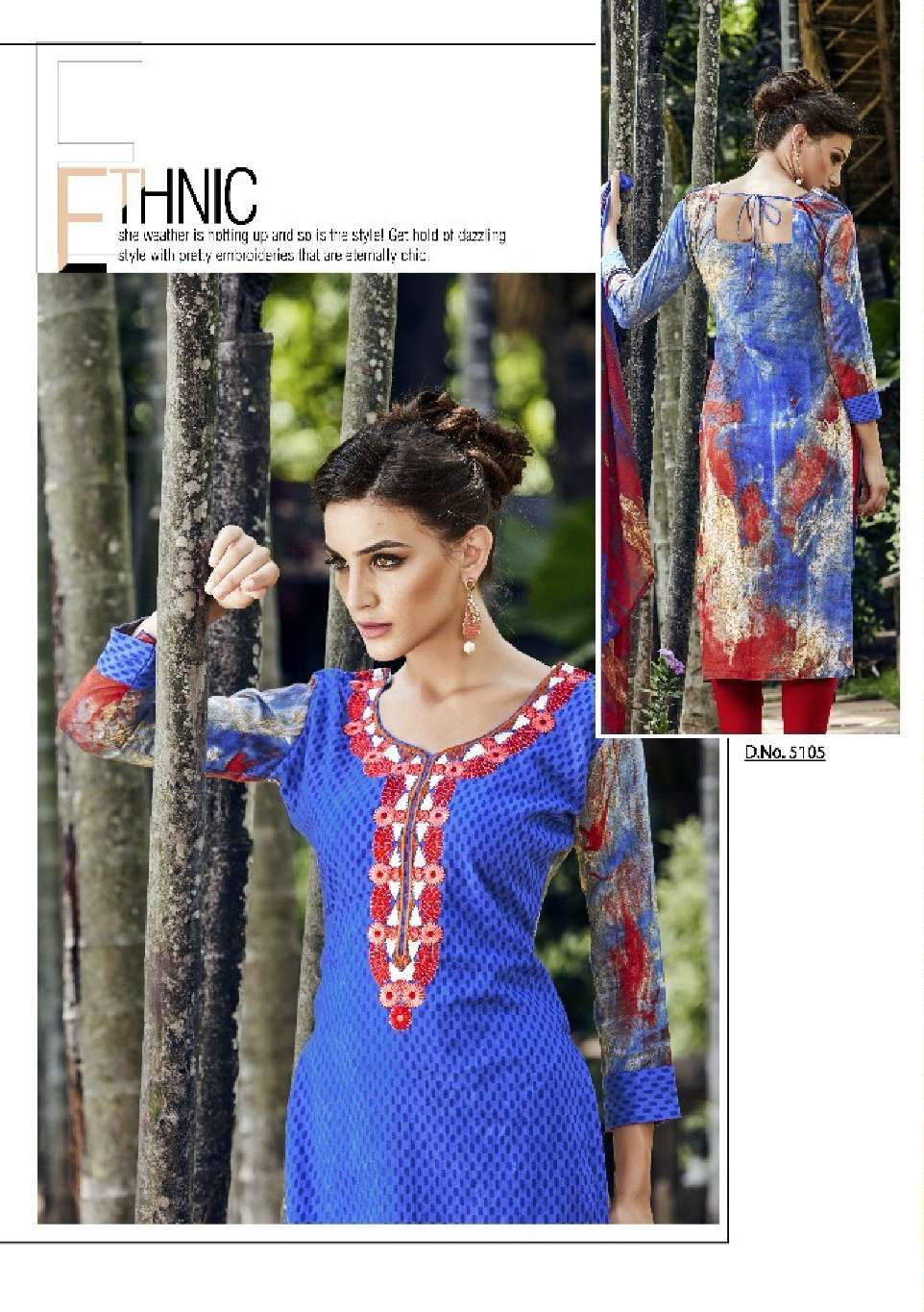 Minu PARINEETA  Cotton Embroidered Dress Material-9P Catalog