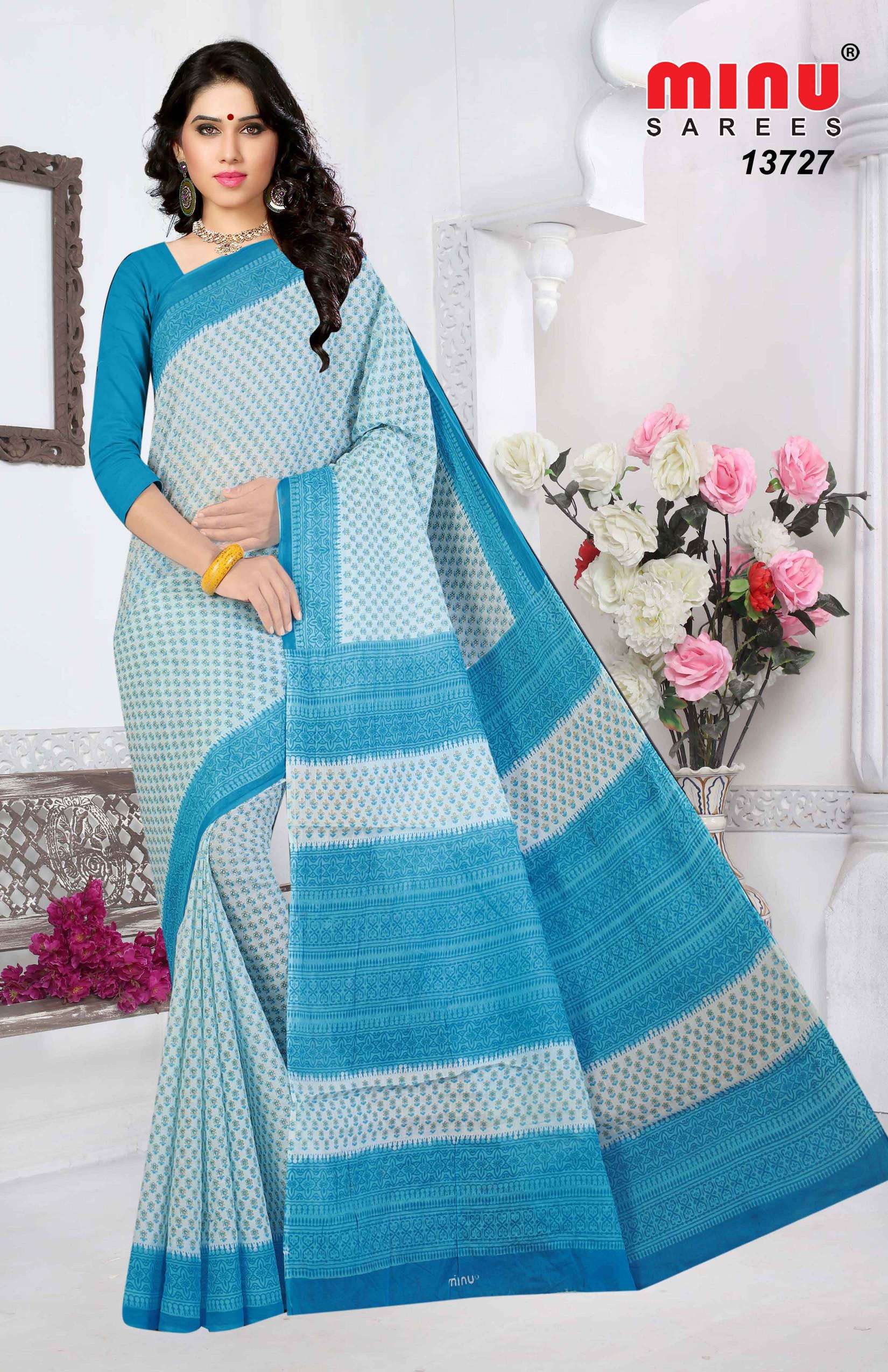 Minu PRIYADARSHINI Cotton Saree-12P Catalog
