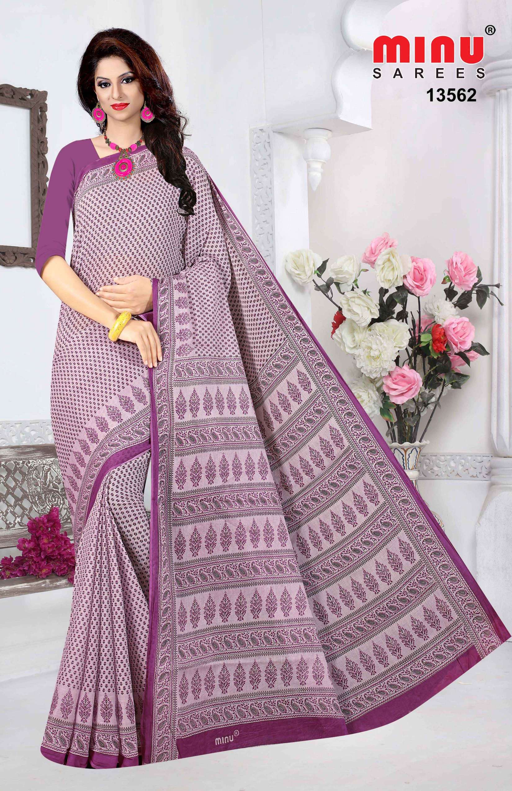 Minu PRIYADARSHINI Cotton Saree-12P Catalog